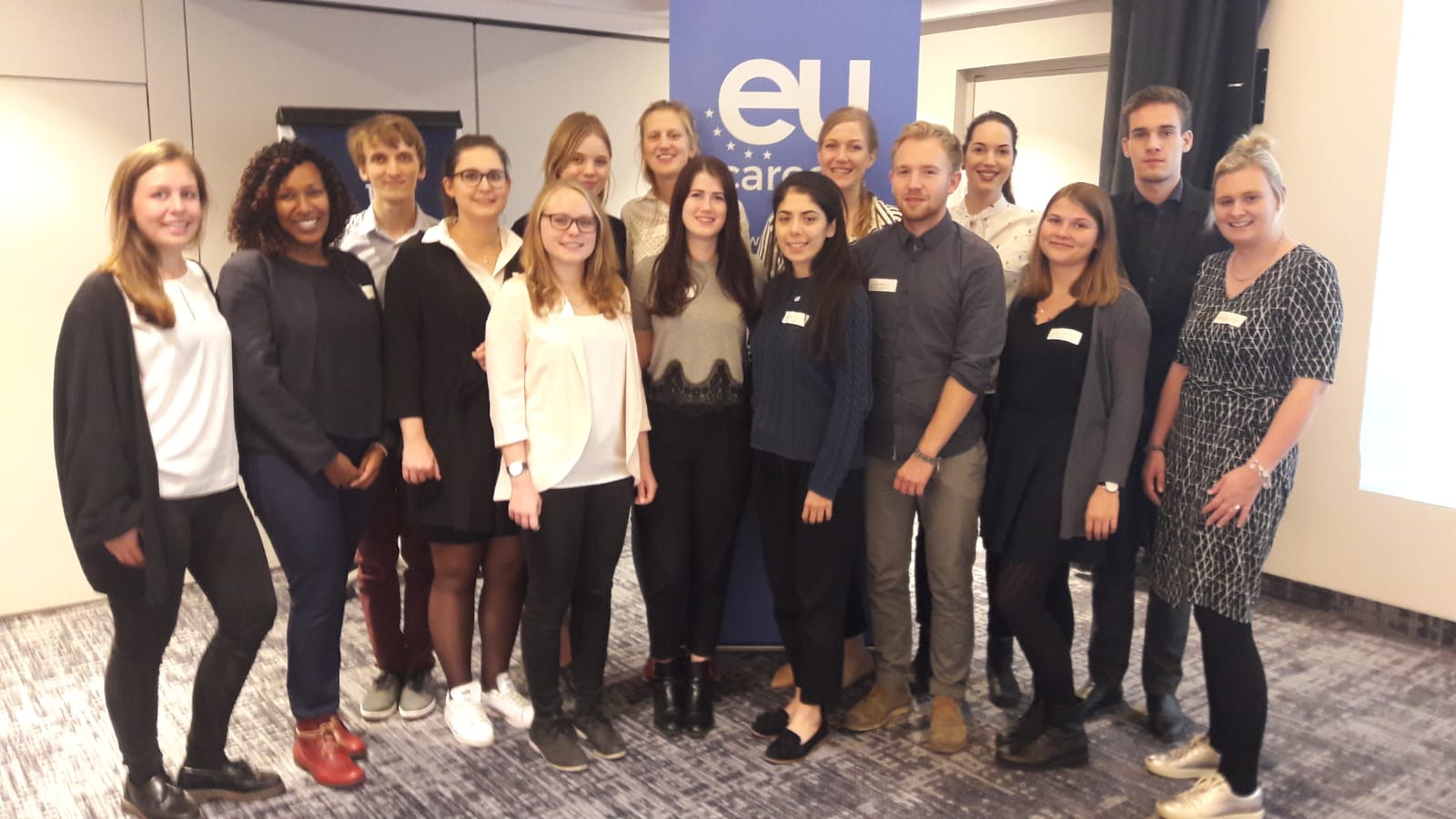 Meet the EU careers ambassadors. Vernetzungsseminar in Brüssel 2018 Foto: Sarah Baumann